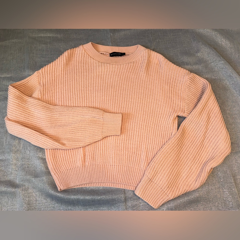 Pretty Little Thing small pink sweater